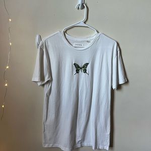Pacsun Embroidered Butterfly Oversized Tee